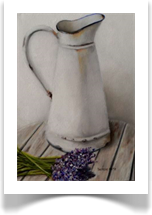 Lavender Pitcher