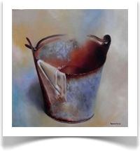 Rusted bucket